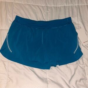 Lululemon Fast and Free High Rise Split Shorts 3”